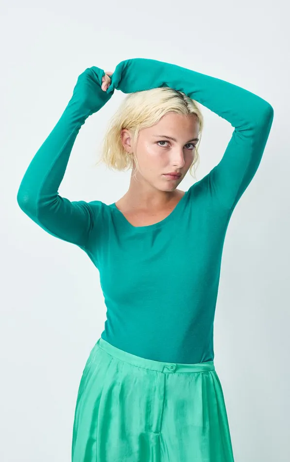 American Vintage Trousers Women Trousers Luabird Lagoon American Vintage Trousers Women Trousers Luabird Lagoon
