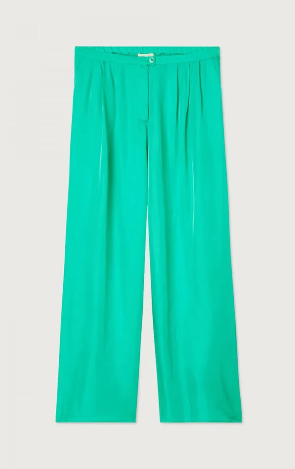 American Vintage Trousers Women Trousers Luabird Lagoon American Vintage Trousers Women Trousers Luabird Lagoon