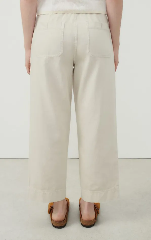 American Vintage Trousers Women Trousers Uyabow Melange Ecru American Vintage Trousers Women Trousers Uyabow Melange Ecru