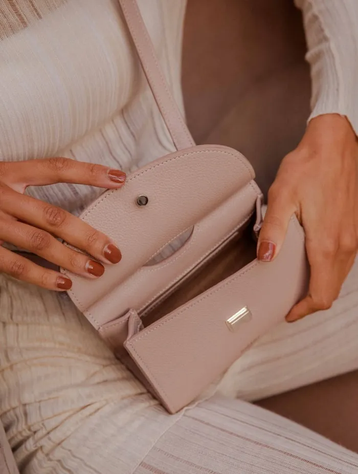 Ancne Micro Nude Latte Women Bobbies Bags