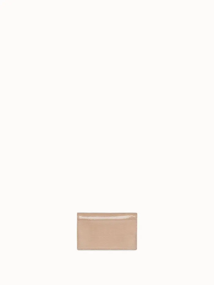 Anouk Envelope Bag With Shiny Lizard Finish Cashmere Women Akris Clutches