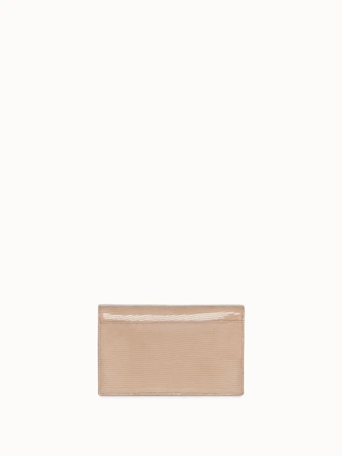 Anouk Envelope Bag With Shiny Lizard Finish Cashmere Women Akris Clutches