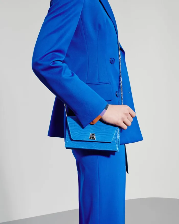 Anouk Envelope Bag With Shiny Lizard Finish Regatta Women Akris Mini Bags