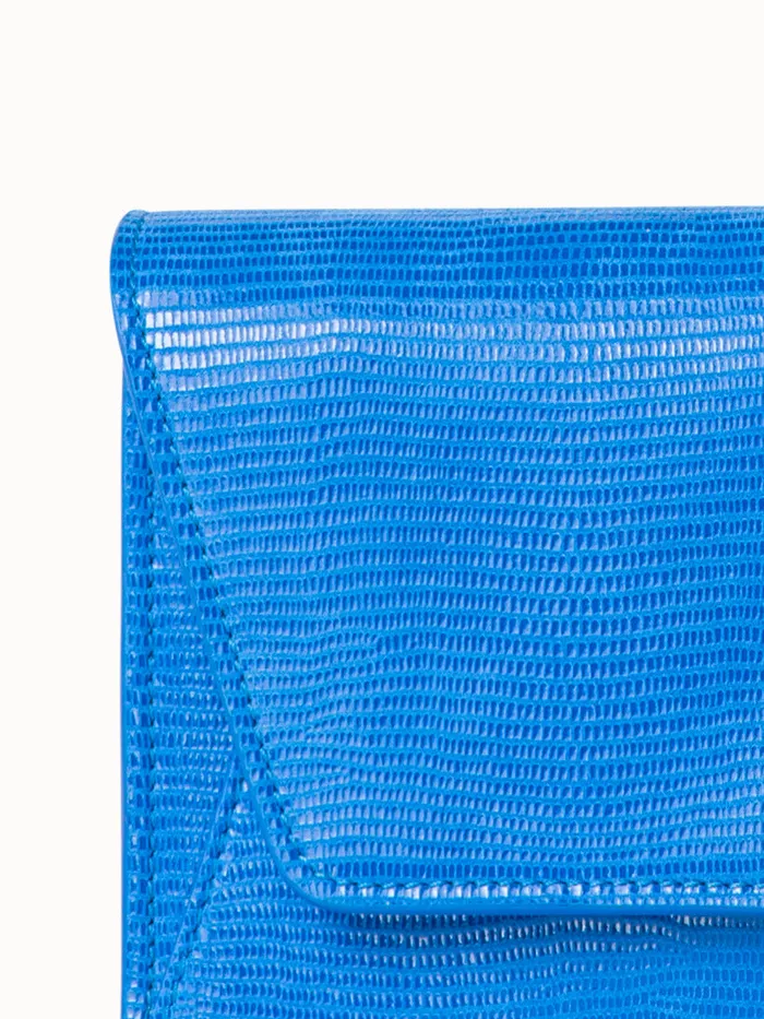 Anouk Envelope Bag With Shiny Lizard Finish Regatta Women Akris Shoulder Bags