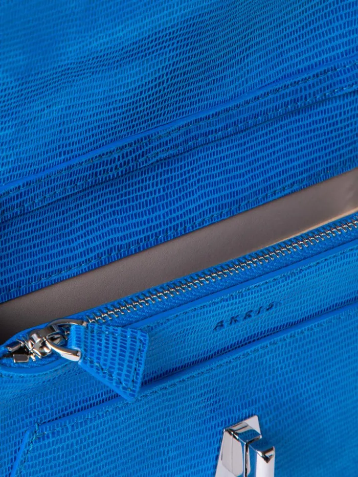 Anouk Envelope Bag With Shiny Lizard Finish Regatta Women Akris Shoulder Bags