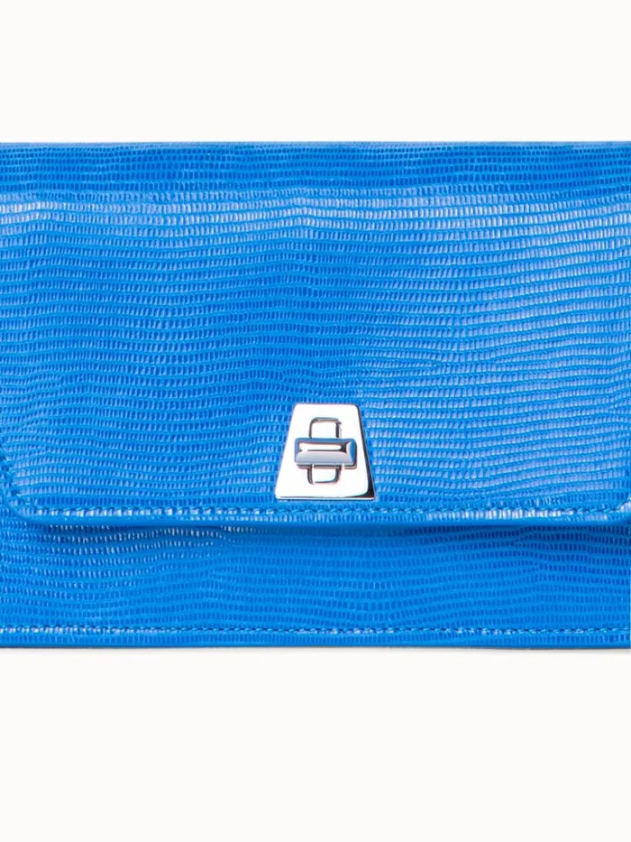 Anouk Envelope Bag With Shiny Lizard Finish Regatta Women Akris Shoulder Bags