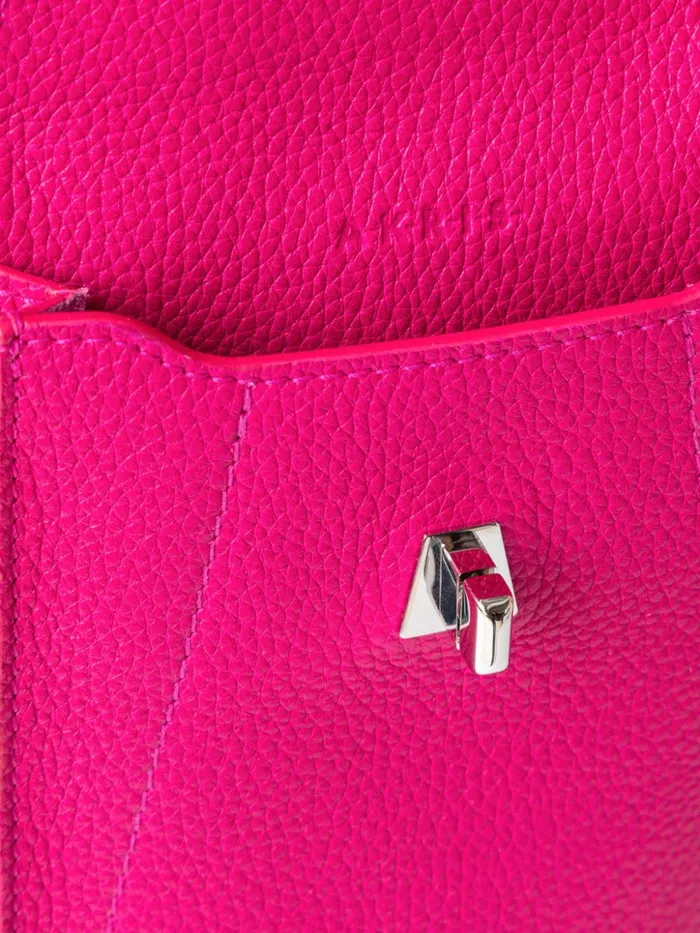 Anouk Phone Pouch In Cervocalf Leather Pink Women Akris Mini Bags