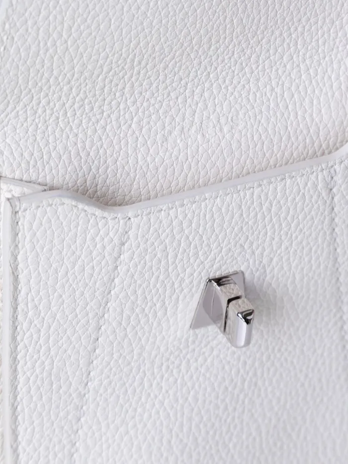 Anouk Phone Pouch In Cervocalf Leather Weiss Women Akris Mini Bags