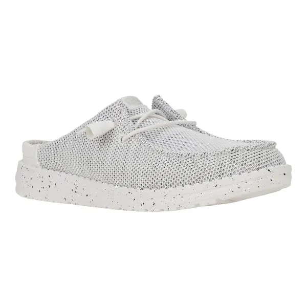 Apparel heydude Wendy Slip Stretch Sox Stone White Mules