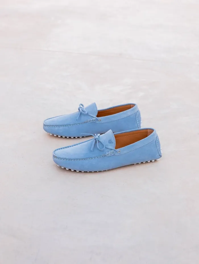 Ayrton Azurin Blue Men Bobbies Loafers