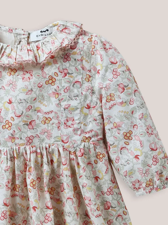 Baby Cyrillus Baby Girl Mireille Print Dress Imp Mireille