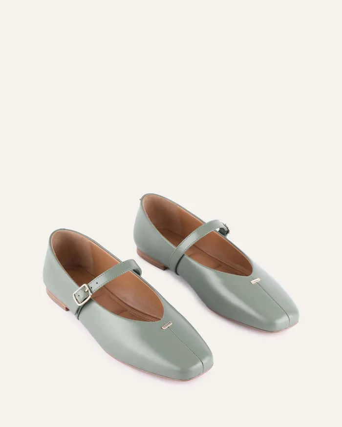 BALLET jomercer Women April casual flats pistachio green leather BALLET jomercer Women April casual flats pistachio green leather