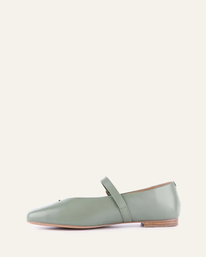 BALLET jomercer Women April casual flats pistachio green leather BALLET jomercer Women April casual flats pistachio green leather