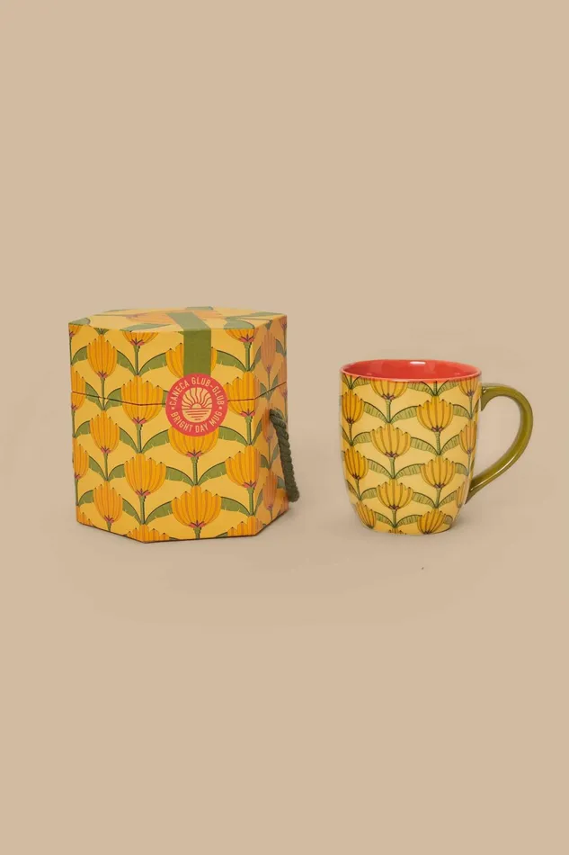 Banana Deco Bright Day Mug Women Farm Rio Gifts