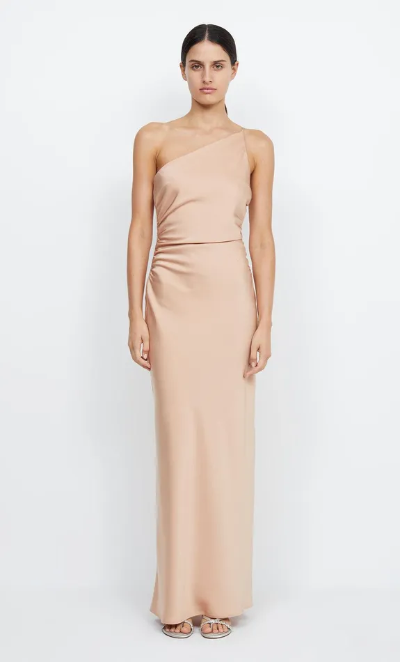 Bec Bridge Bridesmaids Dresses ETERNITY ASYM MAXI DRESS Rose Gold 8211 Women