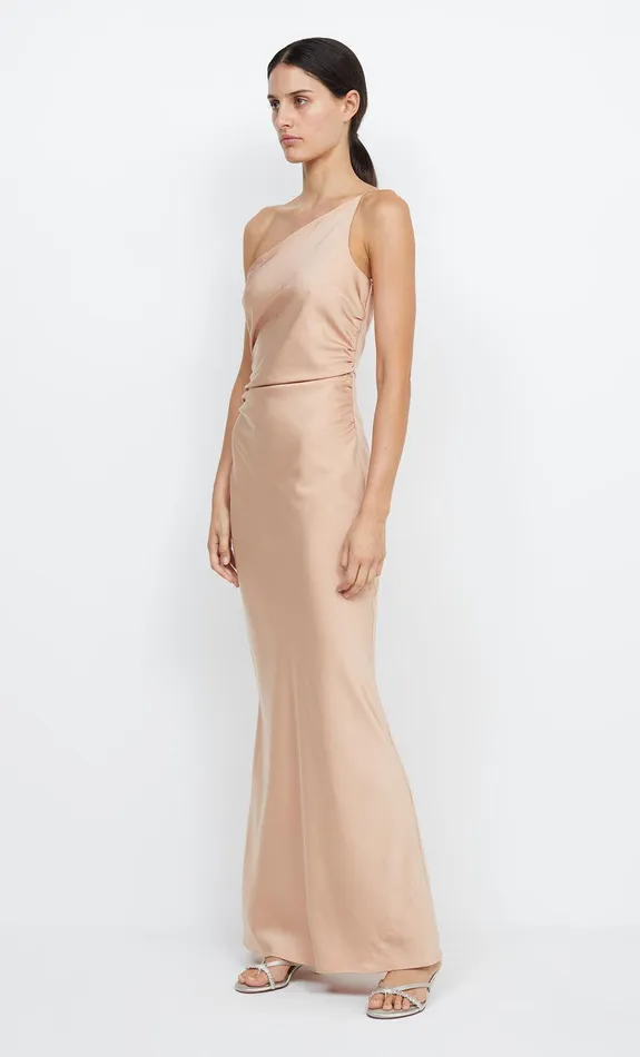 Bec Bridge Bridesmaids Dresses ETERNITY ASYM MAXI DRESS Rose Gold 8211 Women