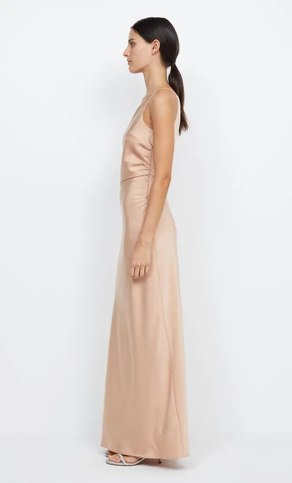 Bec Bridge Bridesmaids Dresses ETERNITY ASYM MAXI DRESS Rose Gold 8211 Women