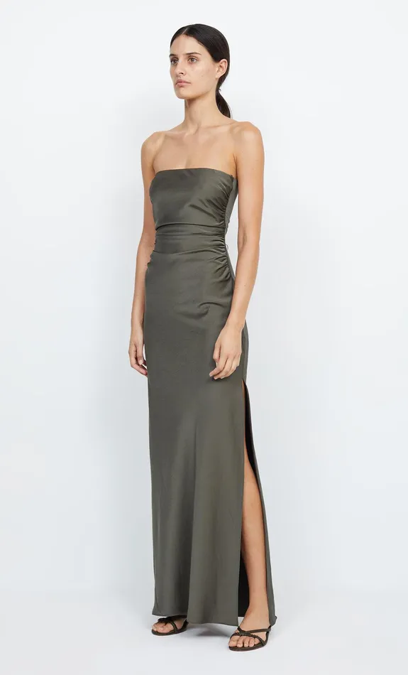 Bec Bridge Bridesmaids Dresses ETERNITY STRAPLESS MAXI Dark Willow 8211 Women