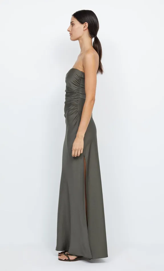 Bec Bridge Bridesmaids Dresses ETERNITY STRAPLESS MAXI Dark Willow 8211 Women