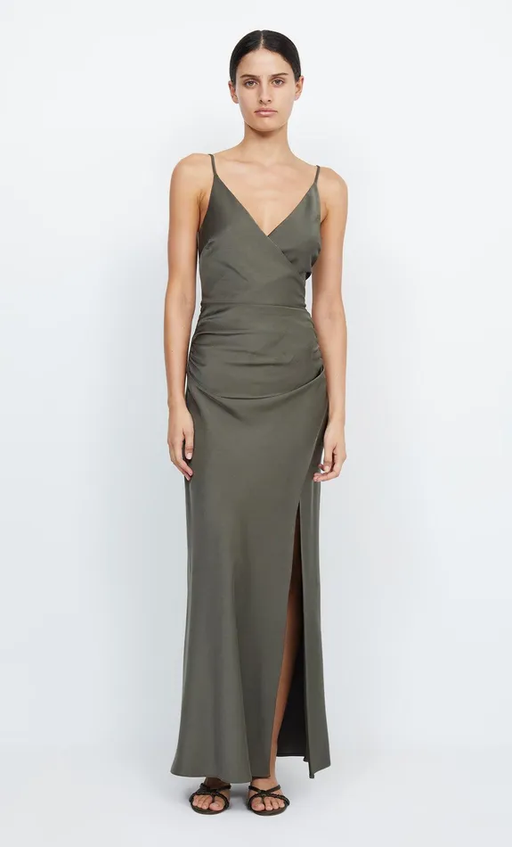 Bec Bridge Bridesmaids Dresses ETERNITY V MAXI DRESS Dark Willow 8211 Women