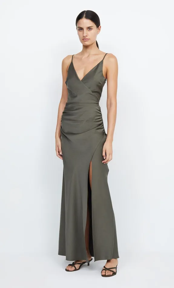 Bec Bridge Bridesmaids Dresses ETERNITY V MAXI DRESS Dark Willow 8211 Women