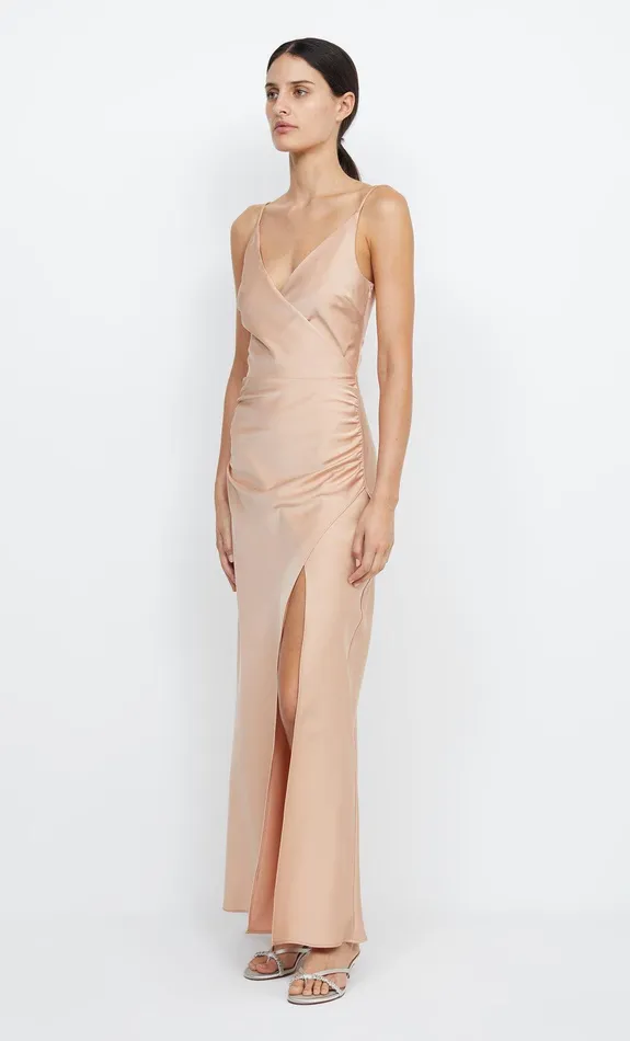 Bec Bridge Bridesmaids Dresses ETERNITY V MAXI DRESS Rose Gold 8211 Women