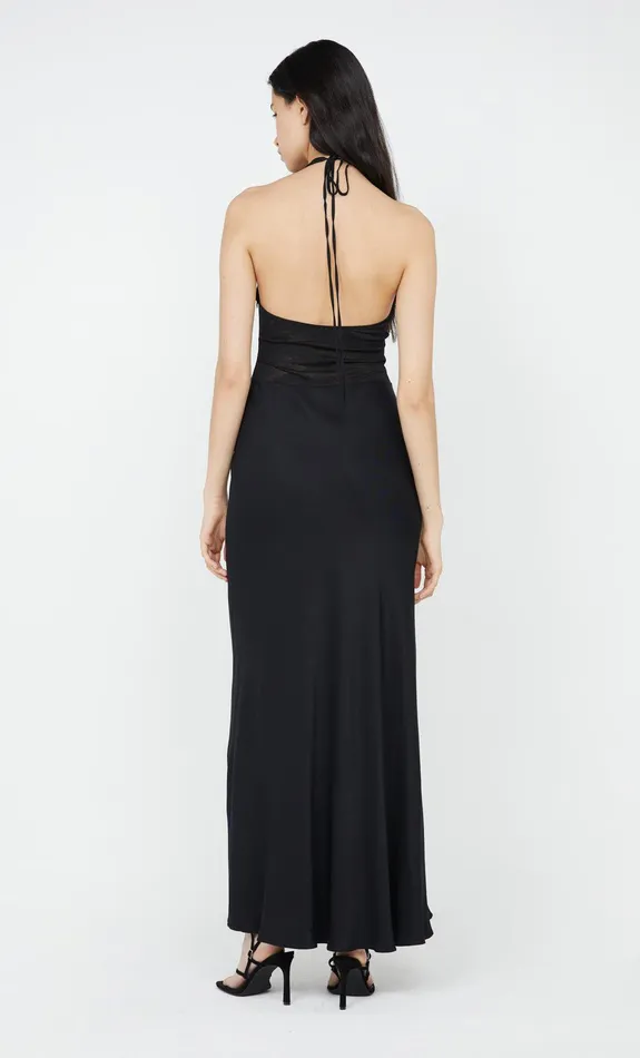 Bec Bridge Dresses AKARI HALTER DRESS Black 8211 Women