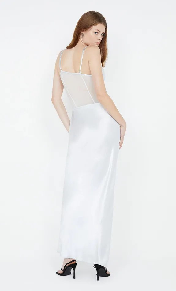 Bec Bridge Dresses AYALA MAXI DRESS Silver Blue 8211 Women