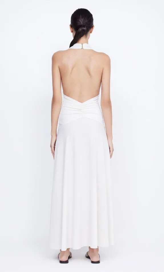 Bec Bridge Dresses BLANCHE HALTER MAXI DRESS Ivory 8211 Women