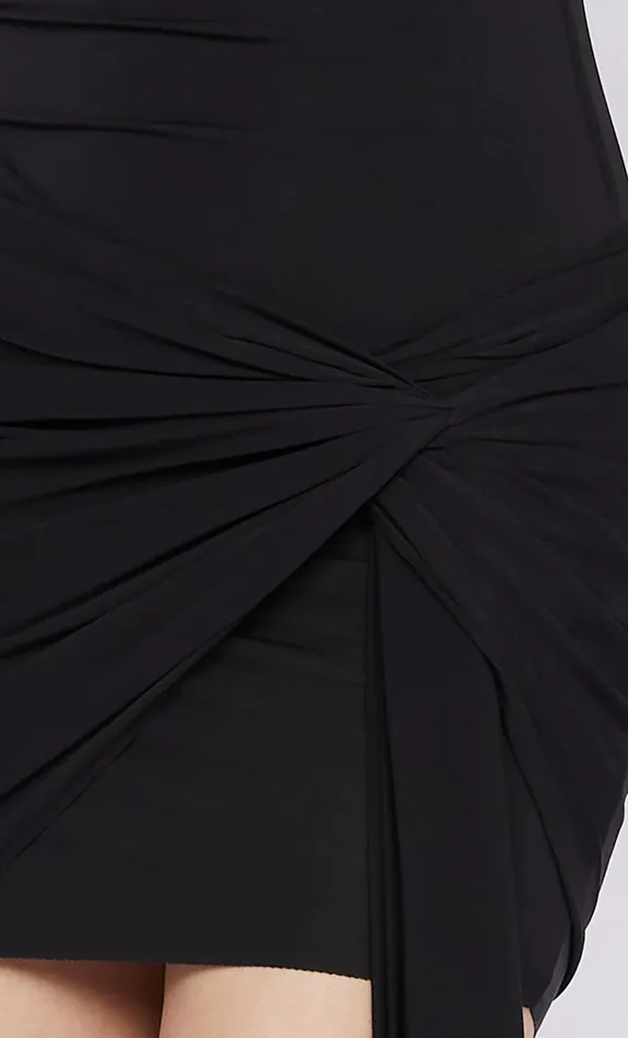 Bec Bridge Dresses DELANY DRAPE MINI DRESS Black 8211 Women