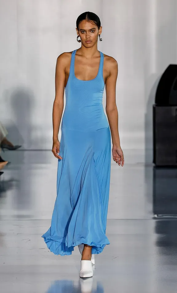 Bec Bridge Dresses DELANY SINGLET MAXI DRESS Azure 8211 Women