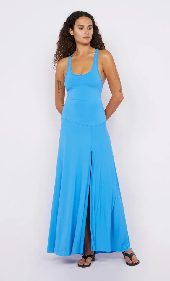 Bec Bridge Dresses DELANY SINGLET MAXI DRESS Azure 8211 Women