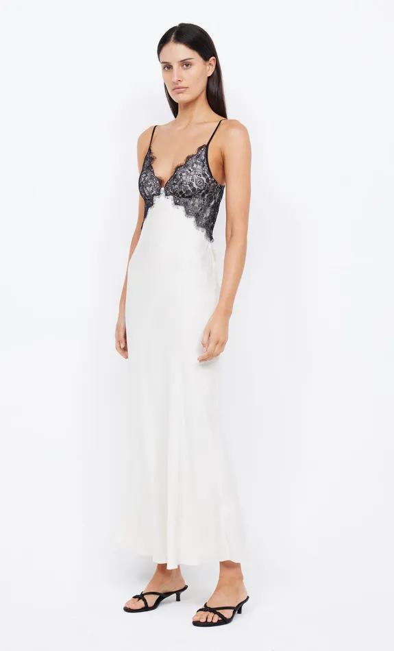 Bec Bridge Dresses EMERY LACE MAXI DRESS Ivoryblack 8211 Women