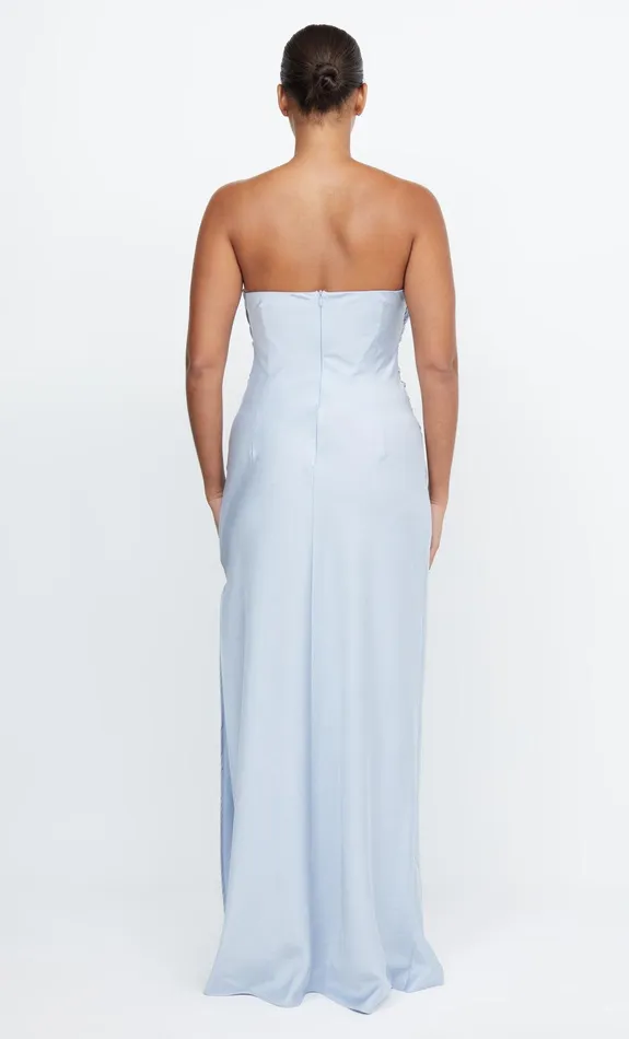 Bec Bridge Dresses ETERNITY STRAPLESS MAXI Dusty Blue 8211 Women