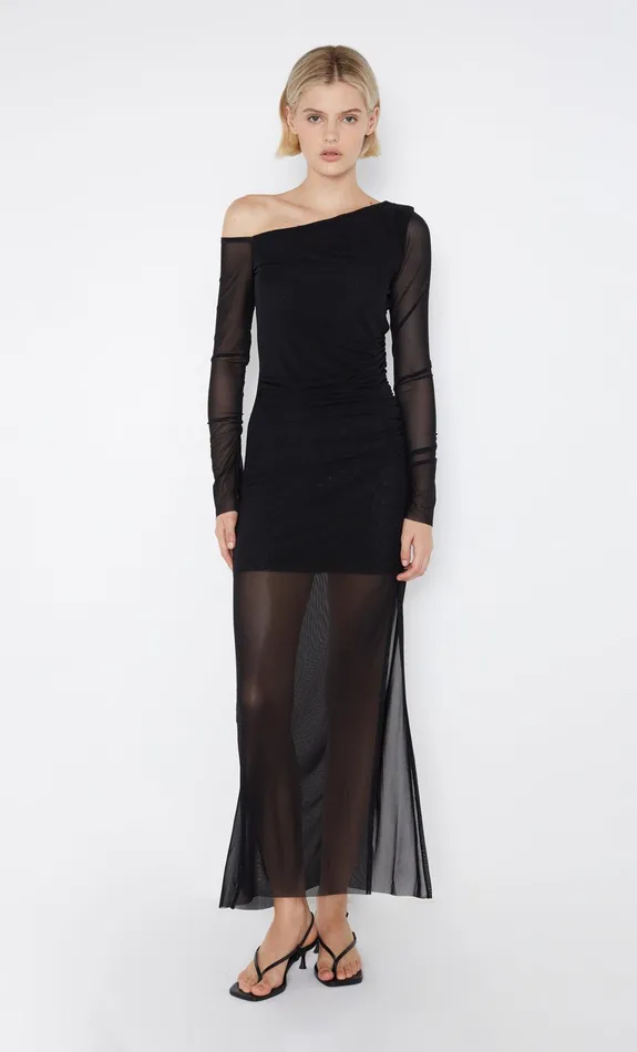 Bec Bridge Dresses FAE ASYM LONG SLEEVE DRESS Black 8211 Women