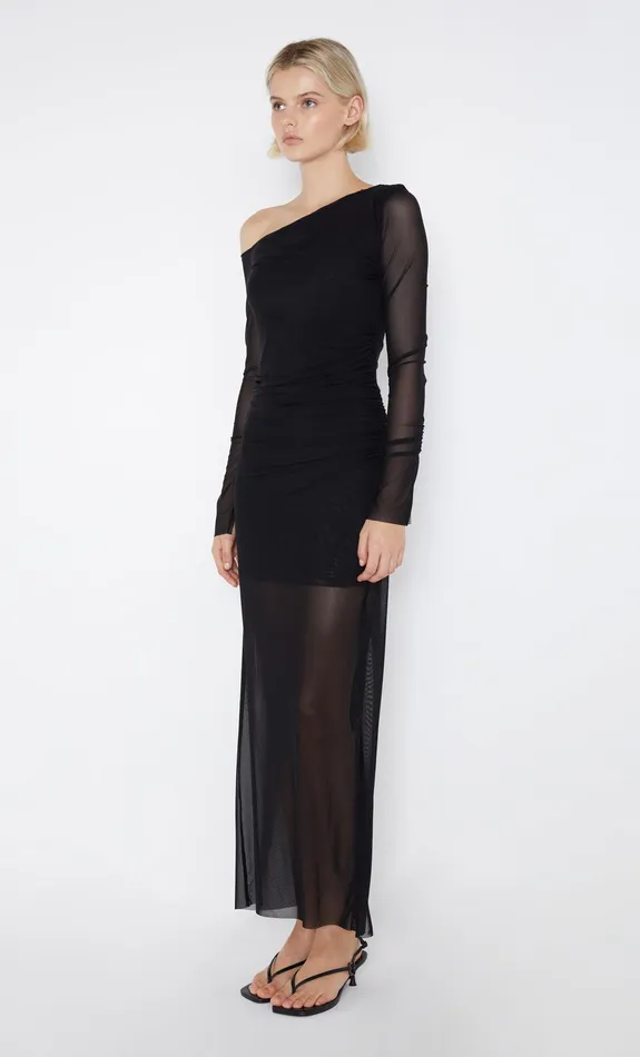 Bec Bridge Dresses FAE ASYM LONG SLEEVE DRESS Black 8211 Women