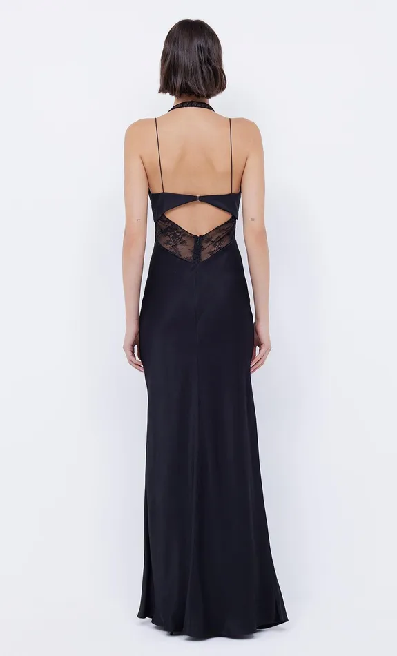 Bec Bridge Dresses LIV HALTER MAXI DRESS Black 8211 Women