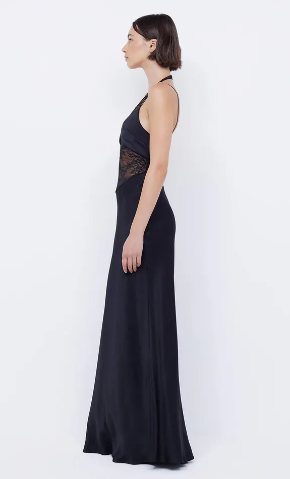 Bec Bridge Dresses LIV HALTER MAXI DRESS Black 8211 Women