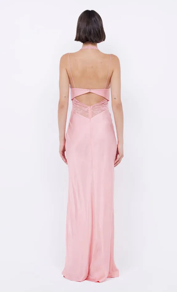 Bec Bridge Dresses LIV HALTER MAXI DRESS Pink Sherbet 8211 Women