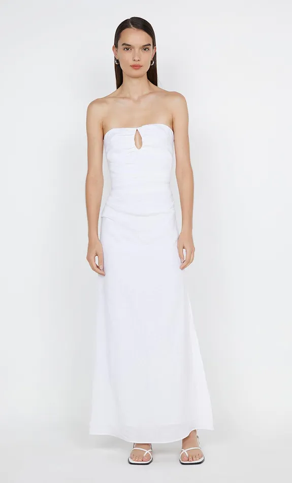 Bec Bridge Dresses MARIANNA STRAPLESS DRESS White 8211 Women