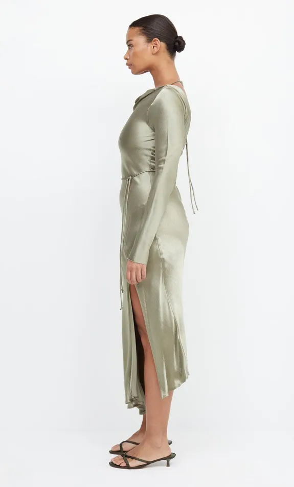 Bec Bridge Dresses MOON DANCE LONG SLEEVE MAXI DRESS Sage 8211 Women