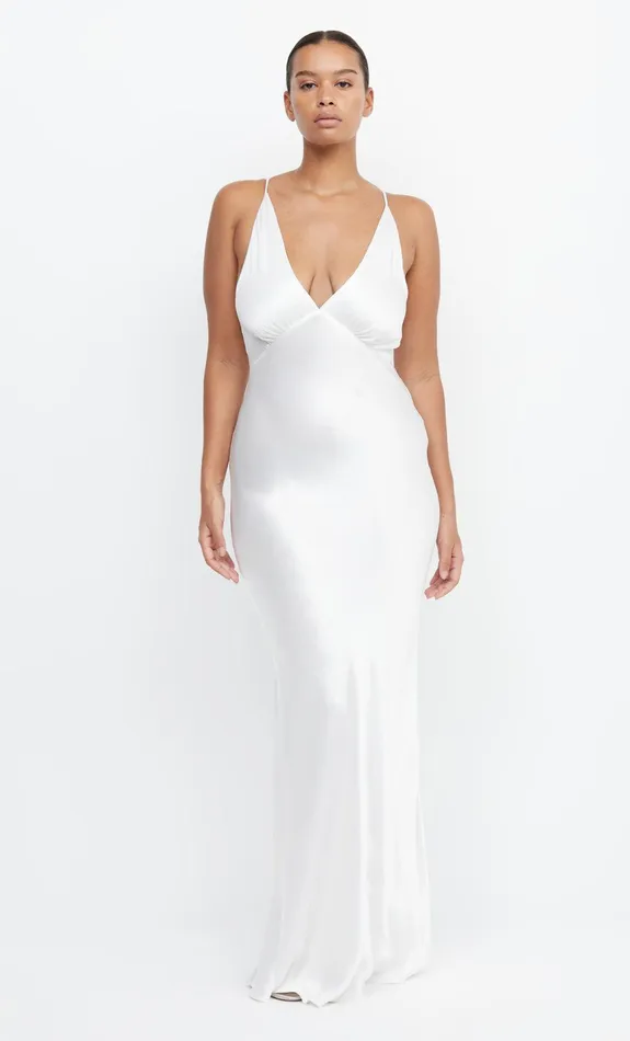Bec Bridge Dresses MOON DANCE V MAXI DRESS Ivory 8211 Women