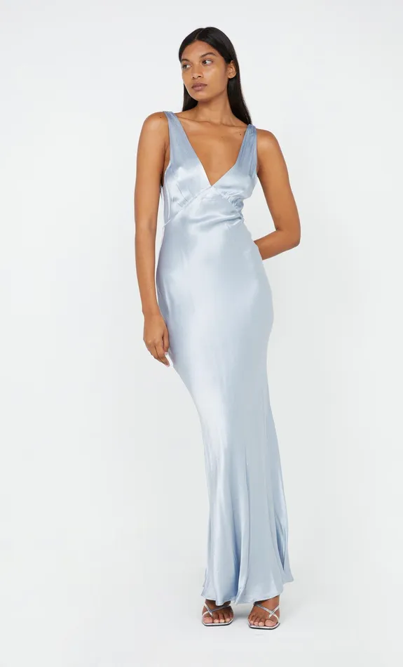 Bec Bridge Dresses MOON DANCE VERONA DRESS Dusty Blue 8211 Women