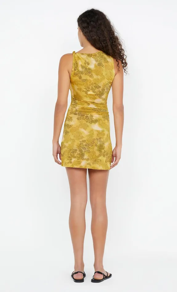 Bec Bridge Dresses RIANNA MINI DRESS Golden Vine 8211 Women