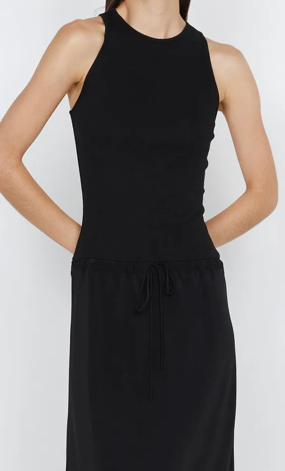 Bec Bridge Dresses SOLA RACER DRESS Black 8211 Women