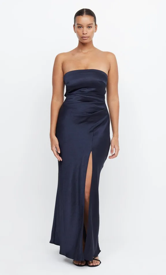 Bec Bridge Dresses THE DREAMER STRAPLESS DRESS Ink 8211 Women