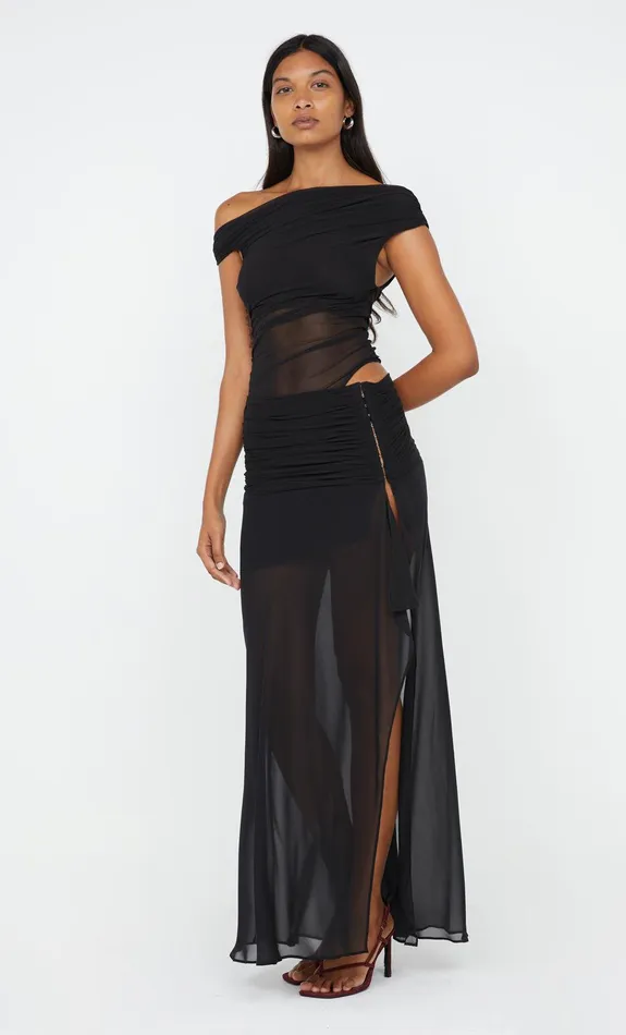 Bec Bridge Dresses ZEILA ASYM DRESS Black 8211 Women