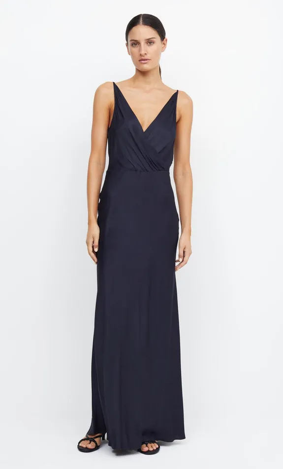 Bec Bridge Event Wear Dresses ADORE V MAXI DRESS Ink 8211 Women