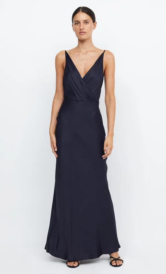 Bec Bridge Event Wear Dresses ADORE V MAXI DRESS Ink 8211 Women
