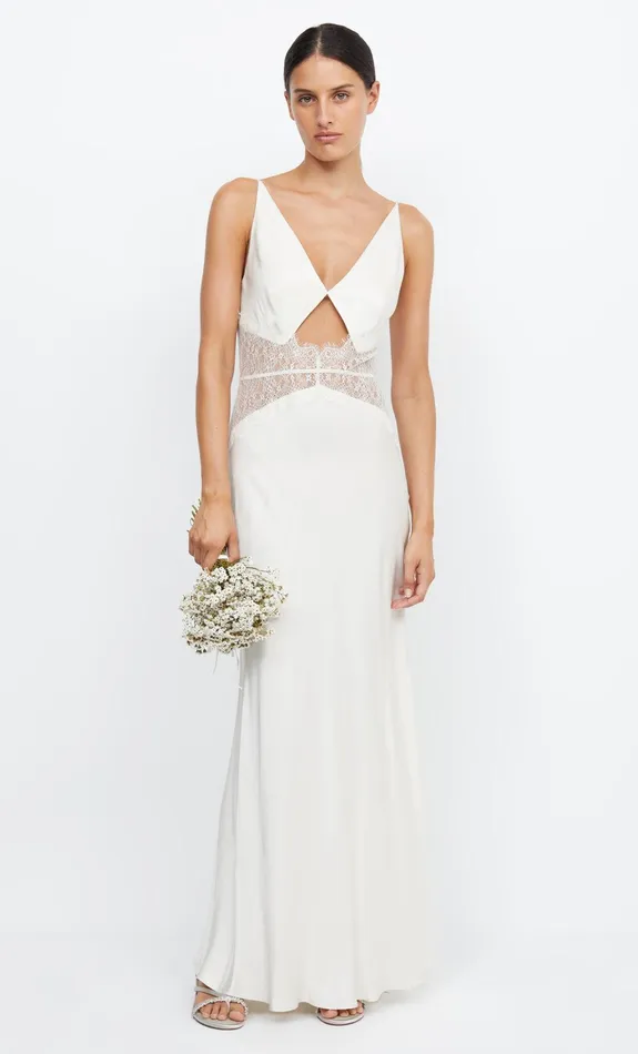 Bec Bridge Event Wear Dresses CELINE MAXI DRESS Creamcream 8211 Women